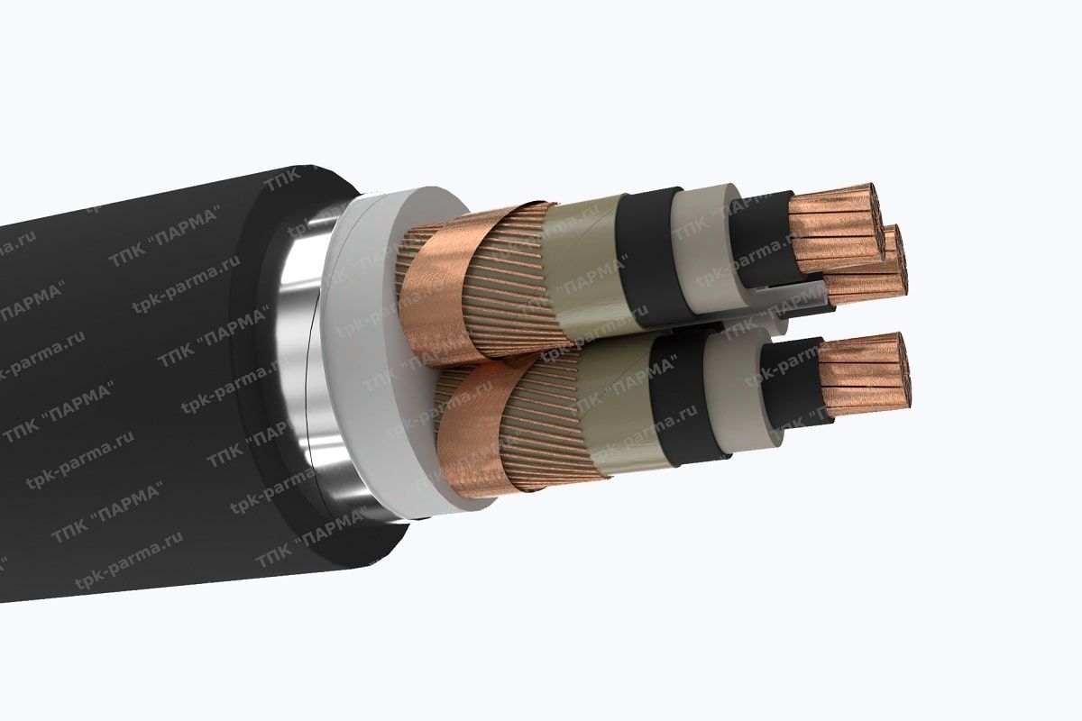 Кабель ПвБВнг(A)-LS 3х240/120 - 10кВ